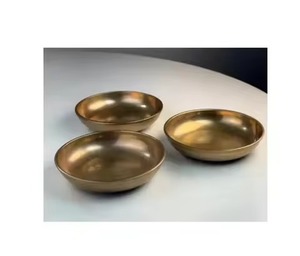 Cuenco Metálico para Frutos Secos, Soporte para Aperitivos, Plato Decorativo para Servir, Uso en Mesa de Comedor - Product Image 4
