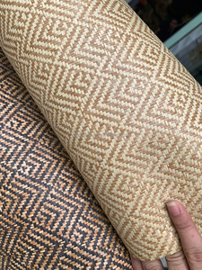 Papier peint en toile de jute tissé à la main, finition murale texturée en fibres naturelles pour les espaces intérieurs de la maison et du bureau - Product Image 5