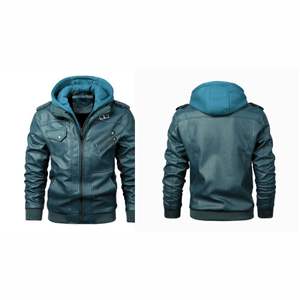 Veste en cuir de vache véritable de qualité supérieure pour homme, style classique noir, prix d'usine, veste de motard en cuir de vache véritable - Product Image 4
