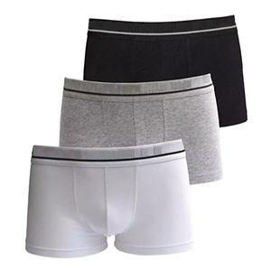 Calzoncillos bóxer clásicos al por mayor para hombre, transpirables, de punto, que absorben la humedad, tipo culotte, de algodón. - Product Image 1