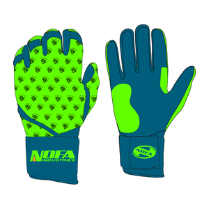 NOFA INDUSTRIES Full Finger <b>Baseball</b> <b>Gloves</b> Synthetic Non-Slip Outfield Right-Handed Adult All Seasons Hook And Loop Closure - Product Image 1