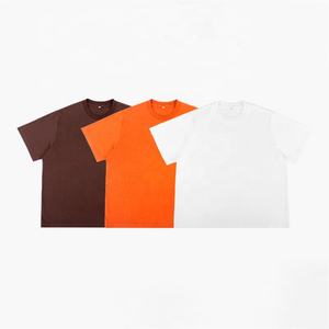 T-shirt personnalisé pour homme, coupe droite, 100% coton de haute qualité, 280g, effet délavé, col en toile, design uni, motif uni - Product Image 1