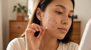 รีอูโซลแผ่นปิดจุดด่างดำไฮโดรคอลลอยด์ผสมคอลลาเจนสูตร AC ซิก้าสำหรับดูแลปัญหาผิวแผ่นไฮโดรเจลรูปทรงกลม41ชิ้นเหมาะสำหรับทุกสภาพผิว - Product Image 3