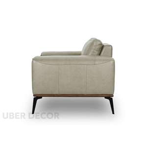 Calmora Mid-Century Modern Japandi Accent Chaise Lounge Silla personalizable para sala de estar o salón - Product Image 3