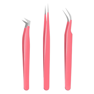 Kit de Pinzas para Pestañas Personalizado, Juego de 3 Pinzas para Pestañas de Acero Inoxidable - Product Image 1
