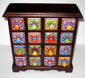 Boîte de rangement en céramique pour épices/bijoux par decor world expo - Product Image 4