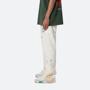 High Quality Custom Men's Long Pants 3D Print Straight Pattern Casual Flared Breathable Fleece-Stacked Sweat <b>Trousers</b> - Product Image 4