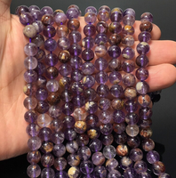 Perles de cristal naturel mélangées |   Perles de pierres précieuses de guérison en nacre, obsidienne argentée et Super Seven de 6 mm et 8 mm pour la fabrication de bijoux |