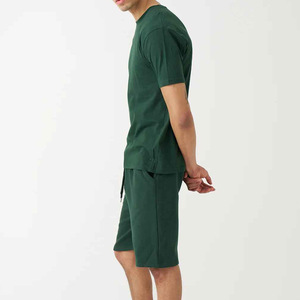 Ensemble T-shirt et short imprimés pour homme, col montant, tissu rafraîchissant, idéal pour la plage – Meilleures ventes - Product Image 6