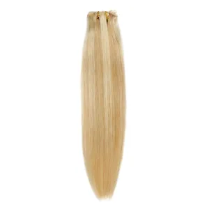 Perruque complète en dentelle 100 % cheveux Remy, raides, avec mèches, longue, blond platine, texture ondulée naturelle, cheveux humains, personnalisable - Product Image 1