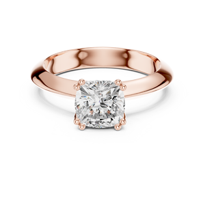 แหวนหมั้นทองคำขาว 14K ทรงคลาสสิก 1.5 กะรัต เพชรทรงคุชชั่น ได้รับการรับรองจาก IGI เพชรเพาะเลี้ยงในห้องปฏิบัติการ ของขวัญวันครบรอบแต่งงาน - Product Image 5