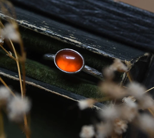 Natural Carnelian Gemstone Handmade <b>Ring</b> Boho Statement Jewelry Healing <b>Crystal</b> <b>Ring</b> Artisan Gift for her - Product Image 4