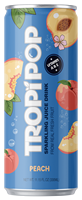 Boisson gazeuse Tropi Popi Popping Boba en gros, marque privée, échantillon gratuit, qualité export, conception gratuite, bouteille 330ml, 100% pure