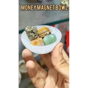 Tazón Magnético de Selenita Hecho a Mano al por Mayor para Tallar Cristales, Minerales, Especímenes, Decoración del Hogar, Tema de Amor, Regalo de Año Nuevo - Product Image 6