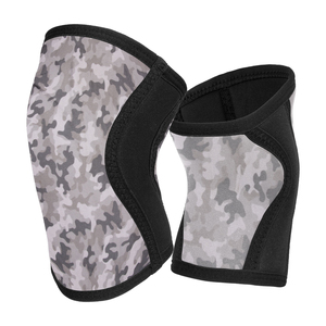 Black Neoprene Ergonomic Contoured Fit <b>Knee</b> <b>Sleeve</b> 5-7mm Thickness Weightlifting Support <b>Compression</b> Brace Guard Fitness - Product Image 6