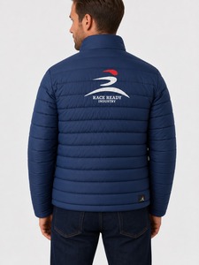 Chaqueta Acolchada de Nylon Casual Personalizada al por Mayor, Chaqueta de Invierno Acolchada para Hombre con Capucha Desmontable Brillante, Talla Grande con Botones - Product Image 2