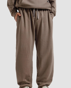 Pantalon de survêtement délavé à l'acide, coupe ample, 380 g/m², uni, personnalisé, jambe large, pour homme, poids lourd, surdimensionné, sur mesure - Product Image 5