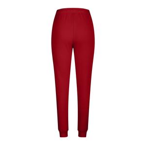 Pantalon de jogging léger pour femme avec cordon de serrage à taille haute, en molleton, pour entraînement sportif, avec poches, en polyester/coton - Product Image 6