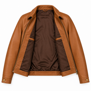 STITCH MASTER PRO INDUSTRIES Veste de moto vintage en cuir véritable imperméable à capuche pour homme, hiver, OEM ODM - Product Image 3