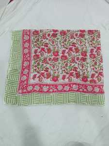 Chal de Algodón Estampado de Lujo para Mujer, Último Diseño Indio, 100% Algodón, Ancho, Estampado a Bloques, Hiyab, Bufanda, Chales - Product Image 6