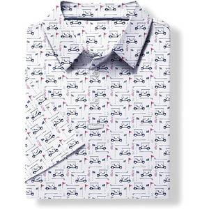 Camisetas de Polo de Golf para Hombre de Secado Rápido, con Logotipo Personalizado, de Poliéster y Algodón, que Absorben la Humedad - Product Image 2