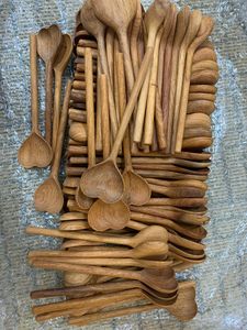 Factory Direct Sales Wholesale <b>Small</b> Wooden Ice Cream <b>Spoon</b> Party Dessert Cutlery Good Price - Product Image 3