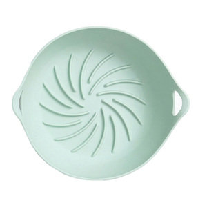 [DONGCHIMI BROTHERS] Olla de Silicona Platino Premium para Freidora de Aire (Rosa Melocotón, Verde Menta Oscuro, Azul Oscuro, Gris) Fabricada en Corea, Resistente al Calor - Product Image 3