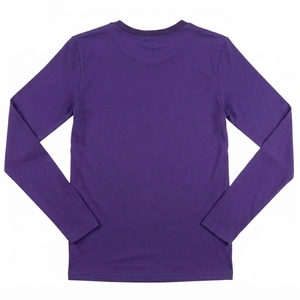 Maßgeschneidertes Langarm-Baumwoll-T-Shirt mit Sorority-Aufdruck, Rundhalsausschnitt, Lässige Alltagskleidung, Streetwear - Product Image 2
