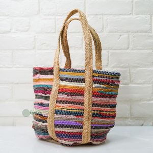 Sac messager pour femme en fibre de jute biologique style bohème 2026, fait main, écologique, durable, sac de voyage, sac à bandoulière mode indienne - Product Image 5