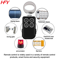 Télécommande automatique 12V ABS à quatre touches, cryptée, rechargeable, portée 50-100m, pour appareils électroménagers - Meilleures ventes