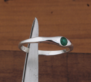 Anillo Solitario Clásico Boho Hecho a Mano con Engaste de Plata de Ley 925 y Gema de Corte Brillante, Certificado Jaipur Party - Product Image 4