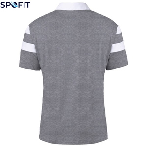 Polos personnalisés à manches courtes, design logo sur mesure, tendance, sublimation ou uni, fabrication sur mesure pour hommes. - Product Image 4