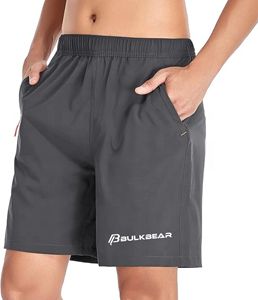 <b>Men's</b> Fitness <b>Shorts</b> Sport Quick Dry Workout Running or Casual Training <b>Shorts</b> With Zipper Pocket - Product Image 6