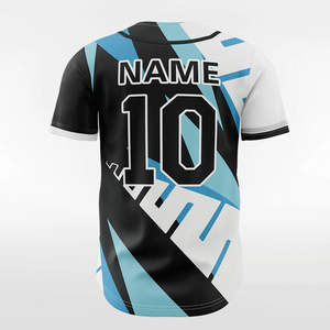 เสื้อเบสบอลผู้ชายแขนสั้นสีพื้นผ้าโพลีเอสเตอร์ 100% ระบายอากาศได้ดี ขายดีอันดับต้นๆ พร้อมปรับแต่งได้ - Product Image 2