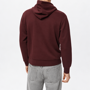 Vente en gros de sweats à capuche oversize en molleton épais 500 g/m², couleur unie, style streetwear, effet vintage, fournisseur de marques privées - Product Image 2