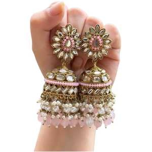 Elegant Long <b>Drop</b> Artificial <b>Earrings</b> Trendy Fashion Jewelry Set's for Women Wholesale Custom Design Export - Product Image 1