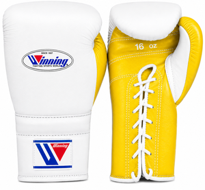 Gants de boxe personnalisés blancs et rouges, personnalisables, pour entraînement de kick-boxing, à lacets et fermeture auto-agrippante, en cuir véritable - Product Image 3