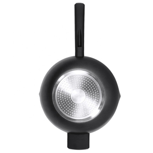 Professional Kitchen Non Stick <b>Wok</b> With Easy Clean Coating Durable Aluminum Body And Stylish Design For Everyday Family Cooking - Product Image 4