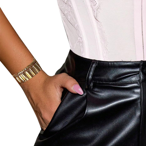 Shorts en cuir pour femmes de qualité supérieure, pour un style décontracté, confortables et modernes, en vente en ligne - Product Image 5