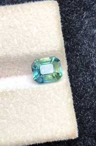 Zafiro Verde Menta Natural, Gema Suelta, Corte Octogonal, Grado Excelente, Raro, Certificado por Terceros, para Joyería Fina - Product Image 6