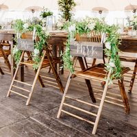 Großhandel Bambus-Klappstuhl mit Stabrücken-Design, Natürliche Event-Bestuhlung für Innen- und Außenbereich, Hochzeitsmöbel OEM ODM