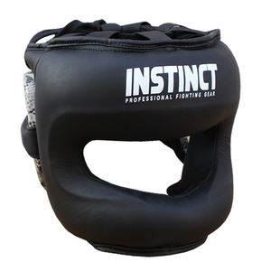 Casque de boxe en cuir de vachette pleine fleur, design personnalisé, nouveau style, fabricant OEM, équipement d'entraînement, protège-tête de boxe pour adultes - Product Image 2