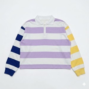 เสื้อรักบี้ชาย เสื้อโปโลชาย ปักลายตามสั่ง สกรีนลาย เสื้อยืดแขนยาวลายทาง เสื้อโปโลชาย - Product Image 6