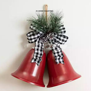 Adornos Navideños de Campanas de Acero Inoxidable de Súper Calidad para Sublimación, Decoración del Hogar con Acabado Plateado - Product Image 6