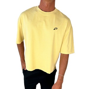Camisetas de hombre 100% algodón, corte personalizado, estilo oversize, cropped y boxy, con logo personalizado, marca privada, estilo casual y streetwear. - Product Image 1