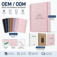 Carnet à spirales personnalisé avec logo, couverture rigide A5, carnet de notes, prise de notes, travail scolaire