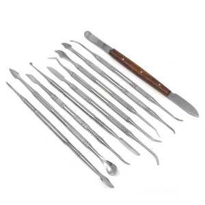 Espátulas de Modelado de Cera Dental LeCron, Kit de Herramientas de Escultura para Técnicos de Laboratorio Quirúrgico, Instrumentos de Acero - Product Image 6