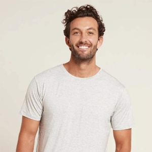 Camisetas de hombre de manga corta con dobladillo curvo estilo streetwear, ajuste holgado, OEM, ligeras, 100% algodón peinado, para gimnasio - Product Image 5