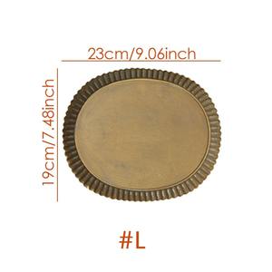 Bandeja de Servicio Ovalada de Metal Verde de Calidad Premium, Ideal para Servir Té, Agua, Comida en el Hogar y Uso en Hostelería - Product Image 6