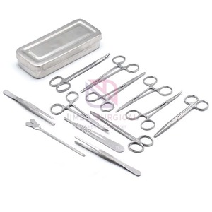 Complete Stainless Steel Tracheostomy <b>Surgical</b> Kit | Manual <b>Instruments</b> Set for Tracheostomy | CE Certified, Medical Use - Product Image 2